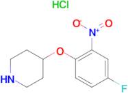 4-(4-Fluoro-2-nitrophenoxy)piperidine hydrochloride