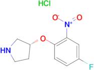 (R)-3-(4-Fluoro-2-nitrophenoxy)pyrrolidine hydrochloride