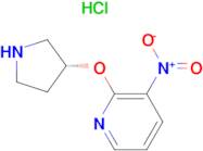 (R)-3-Nitro-2-(pyrrolidin-3-yloxy)pyridine hydrochloride