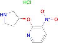 (S)-3-Nitro-2-(pyrrolidin-3-yloxy)pyridine hydrochloride