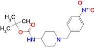 tert-Butyl 1-(4-nitrobenzyl)piperidin-4-ylcarbamate