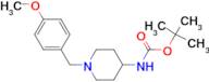 tert-Butyl 1-(4-methoxybenzyl)piperidin-4-ylcarbamate