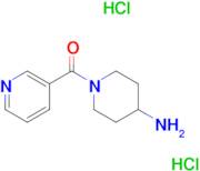 (4-Aminopiperidin-1-yl)(pyridin-3-yl)methanone dihydrochloride