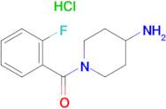 (4-Aminopiperidin-1-yl)(2-fluorophenyl)methanone hydrochloride