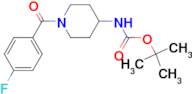 tert-Butyl 1-(4-fluorobenzoyl)piperidin-4-ylcarbamate