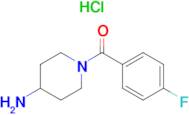 (4-Aminopiperidin-1-yl)(4-fluorophenyl)methanone hydrochloride