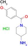 (4-Aminopiperidin-1-yl)(4-methoxyphenyl)methanone hydrochloride