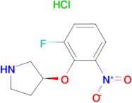 (S)-3-(2-Fluoro-6-nitrophenoxy)pyrrolidine hydrochloride