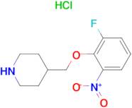 4-[(2-Fluoro-6-nitrophenoxy)methyl]piperidine hydrochloride