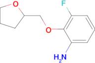 3-Fluoro-2-[(tetrahydrofuran-2-yl)methoxy]aniline