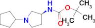 (S)-tert-Butyl 1-cyclopentylpyrrolidin-3-ylcarbamate