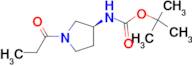 (S)-tert-Butyl 1-propionylpyrrolidin-3-ylcarbamate