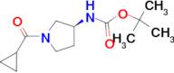 (S)-tert-Butyl 1-(cyclopropanecarbonyl)pyrrolidin-3-ylcarbamate