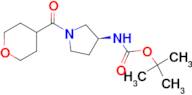 (S)-tert-Butyl 1-(tetrahydro-2H-pyran-4-carbonyl)pyrrolidin-3-ylcarbamate