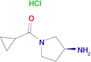 (S)-(3-Aminopyrrolidin-1-yl)(cyclopropyl)methanone hydrochloride