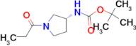 (R)-tert-Butyl 1-propionylpyrrolidin-3-ylcarbamate