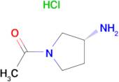 (R)-1-(3-Aminopyrrolidin-1-yl)ethanone hydrochloride