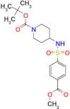 tert-Butyl 4-(4-(methoxycarbonyl)phenylsulfonamido)piperidine-1-carboxylate