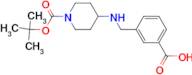 3-[1-(tert-Butoxycarbonyl)piperidin-4-ylamino]methylbenzoic acid