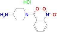 (4-Aminopiperidin-1-yl)(2-nitrophenyl)methanone hydrochloride