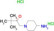 1-(4-Aminopiperidin-1-yl)-3,3-dimethylbutan-2-one dihydrochloride