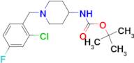 tert-Butyl 1-(2-chloro-4-fluorobenzyl)piperidin-4-ylcarbamate