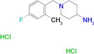 1-(4-Fluoro-2-methylbenzyl)piperidin-4-amine dihydrochloride