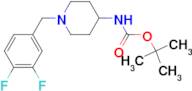 tert-Butyl 1-(3,4-difluorobenzyl)piperidin-4-ylcarbamate