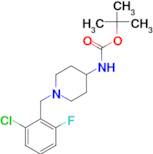 tert-Butyl 1-(2-chloro-6-fluorobenzyl)piperidin-4-ylcarbamate