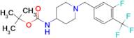 tert-Butyl 1-[3-fluoro-4-(trifluoromethyl)benzyl]piperidin-4-ylcarbamate