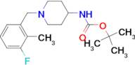 tert-Butyl 1-(3-fluoro-2-methylbenzyl)piperidin-4-ylcarbamate