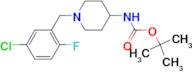 tert-Butyl 1-(5-chloro-2-fluorobenzyl)piperidin-4-ylcarbamate