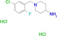 1-(5-Chloro-2-fluorobenzyl)piperidin-4-amine dihydrochloride