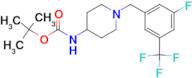 tert-Butyl 1-[3-fluoro-5-(trifluoromethyl)benzyl]piperidin-4-ylcarbamate