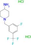 1-[3-Fluoro-5-(trifluoromethyl)benzyl]piperidin-4-amine dihydrochloride