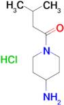 1-(4-Aminopiperidin-1-yl)-3-methylbutan-1-one hydrochloride