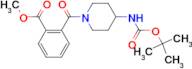 Methyl 2-[4-(tert-butoxycarbonylamino)piperidine-1-carbonyl]benzoate