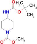 Methyl 4-(tert-butoxycarbonylamino)piperidine-1-carboxylate