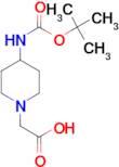 2-[4-(tert-Butoxycarbonylamino)piperidin-1-yl]acetic acid