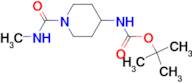 tert-Butyl 1-(methylcarbamoyl)piperidin-4-ylcarbamate