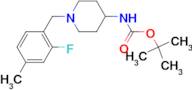 tert-Butyl 1-(2-fluoro-4-methylbenzyl)piperidin-4-ylcarbamate