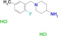 1-(2-Fluoro-5-methylbenzyl)piperidin-4-amine dihydrochloride