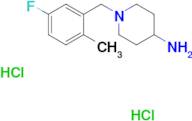 1-(5-Fluoro-2-methylbenzyl)piperidin-4-amine dihydrochloride