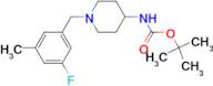 tert-Butyl 1-(3-fluoro-5-methylbenzyl)piperidin-4-ylcarbamate