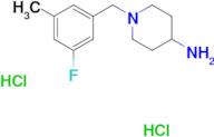 1-(3-Fluoro-5-methylbenzyl)piperidin-4-amine dihydrochloride