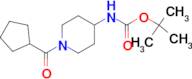 tert-Butyl 1-(cyclopentanecarbonyl)piperidin-4-ylcarbamate