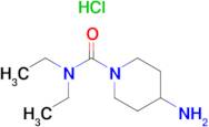 4-Amino-N,N-diethylpiperidine-1-carboxamide hydrochloride