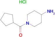 (4-Aminopiperidin-1-yl)(cyclopentyl)methanone hydrochloride