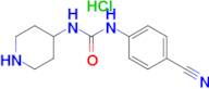 1-(4-Cyanophenyl)-3-piperidin-4-yl-ureahydrochloride
