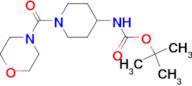 tert-Butyl 1-(morpholine-4-carbonyl)piperidin-4-ylcarbamate